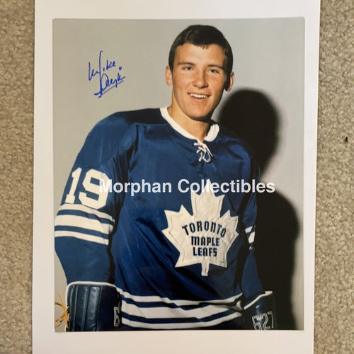 Mike Pelyk - Autographed 8X10 Photo Toronto Maple Leafs