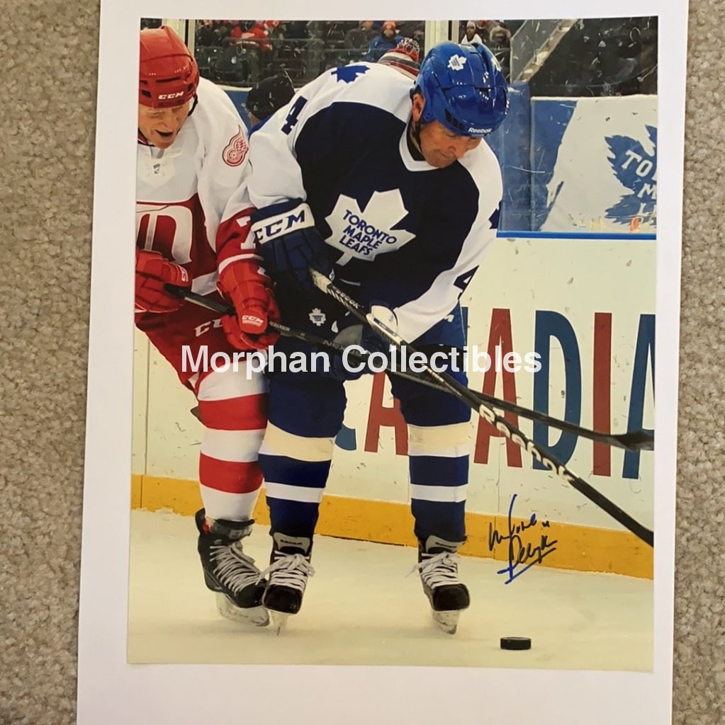 Mike Pelyk - Autographed 8X10 Photo Toronto Maple Leafs