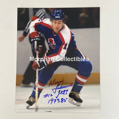 Morris Lukowich - Autographed 8X10 Photo Winnipeg Jets