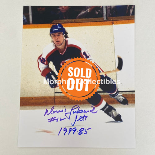 Morris Lukowich - Autographed 8X10 Photo Winnipeg Jets