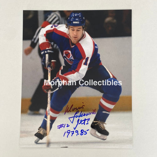 Morris Lukowich - Autographed 8X10 Photo Winnipeg Jets