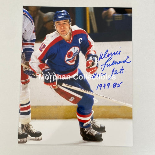 Morris Lukowich - Autographed 8X10 Photo Winnipeg Jets