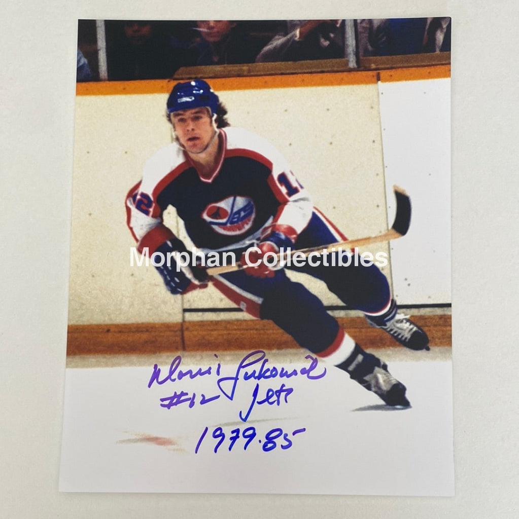 Morris Lukowich - Autographed 8X10 Photo Winnipeg Jets