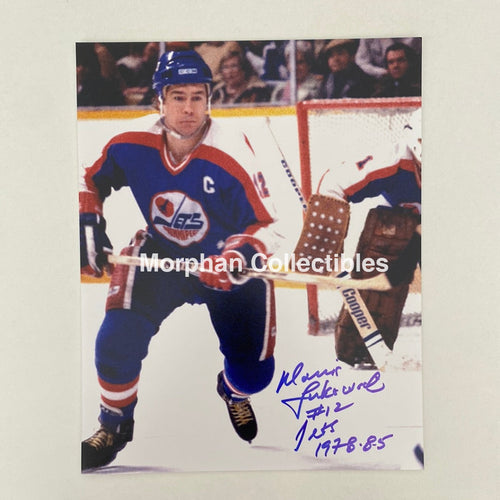 Morris Lukowich - Autographed 8X10 Photo Winnipeg Jets