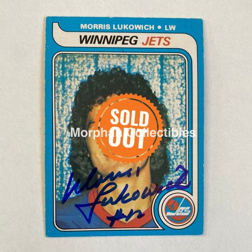 Morris Lukowich - Autographed Card Opc 1979-80
