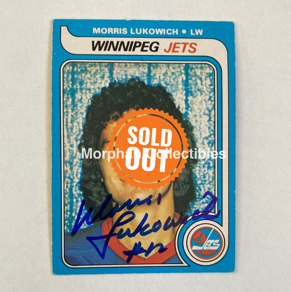 Morris Lukowich - Autographed Card Opc 1979-80