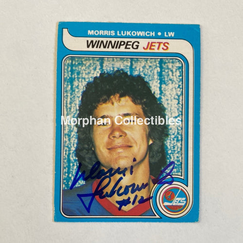 Morris Lukowich - Autographed Card Opc 1979-80