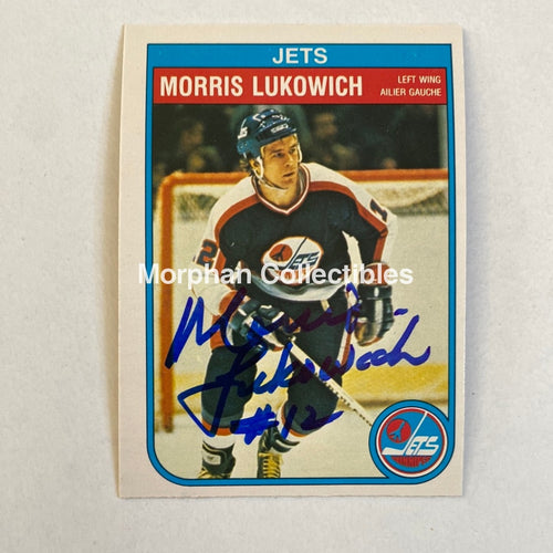 Morris Lukowich - Autographed Card Opc 1982-83