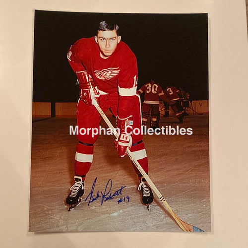 Nick Libett - Autographed 8X10 Detroit Red Wings Photo