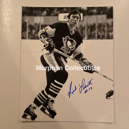Nick Libett - Autographed 8X10 Pittsburg Penguins Photo
