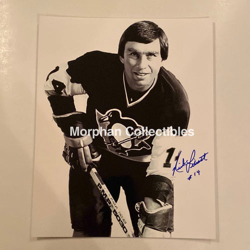 Nick Libett - Autographed 8X10 Pittsburg Penguins Photo
