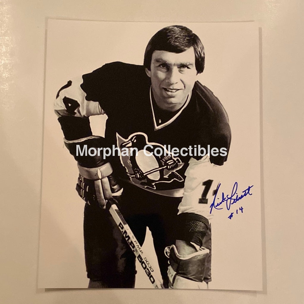 Nick Libett - Autographed 8X10 Pittsburg Penguins Photo