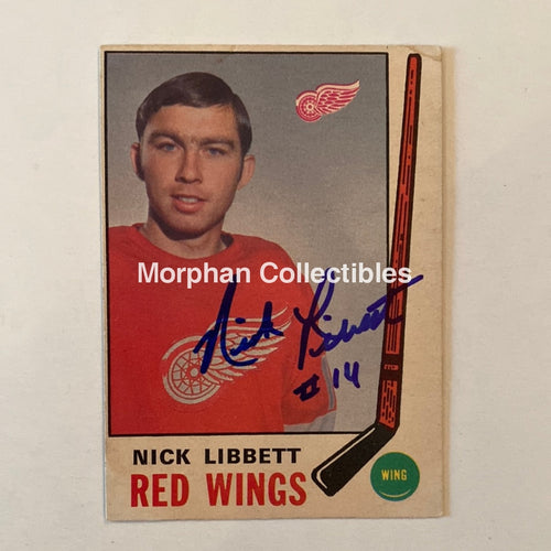 Nick Libett - Autographed Card Opc 1969-70