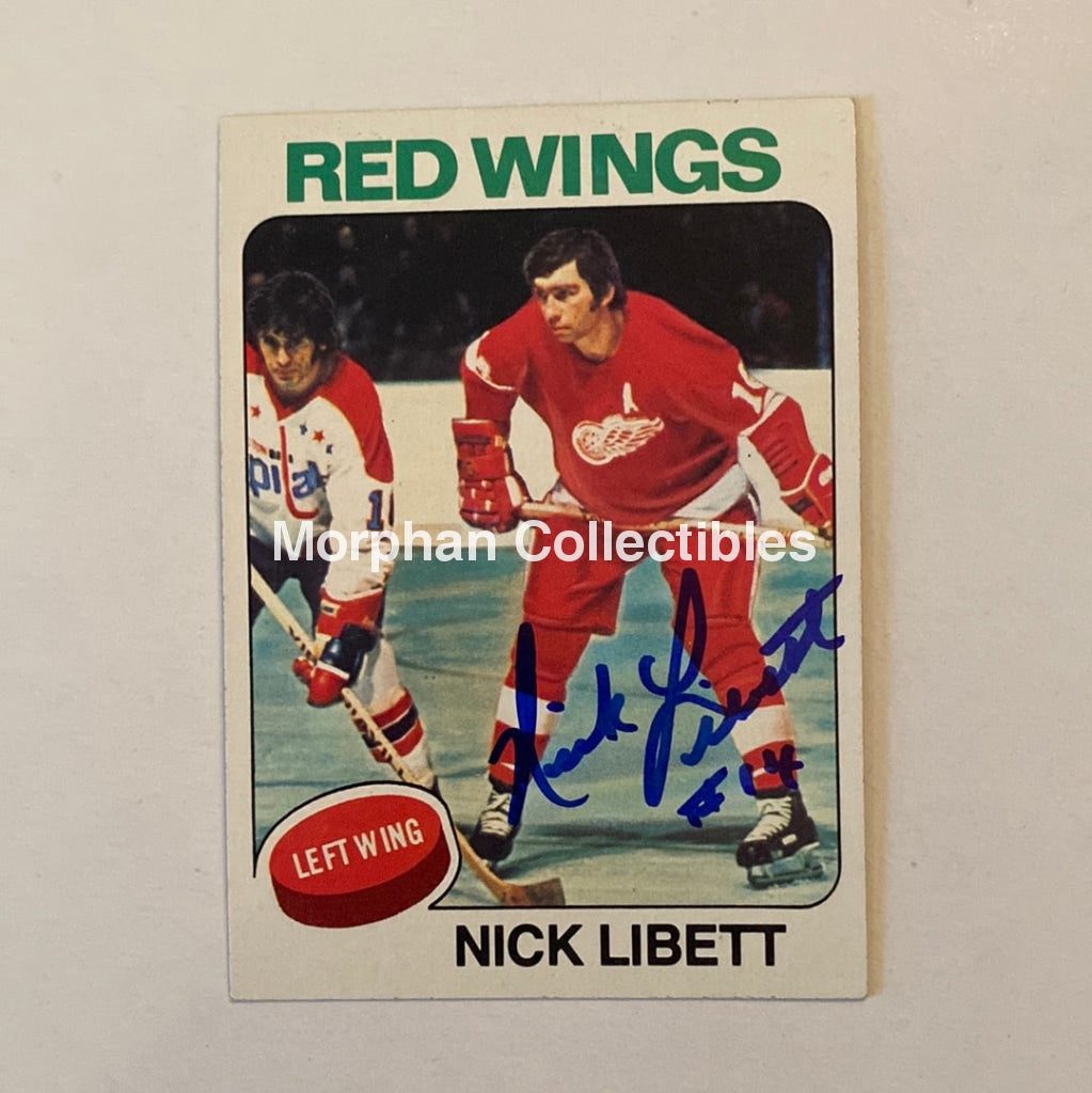 Nick Libett - Autographed Card Topps 1975-76