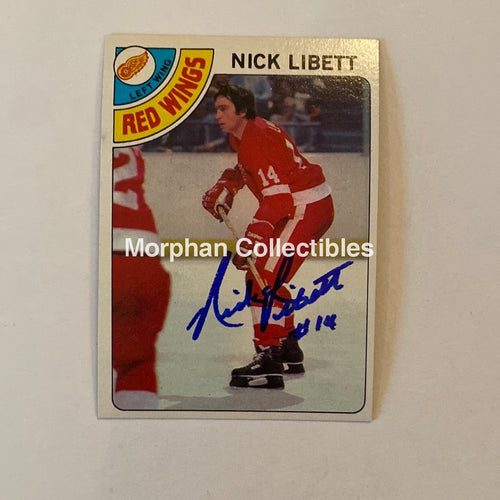 Nick Libett - Autographed Card Topps 1978-79