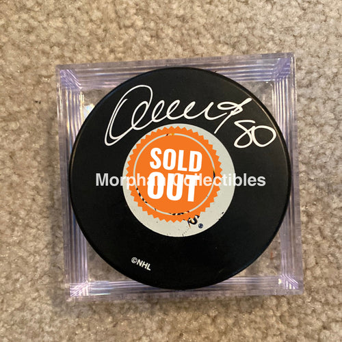 Nik Antropov - Autographed Puck Atlanta Thrashers