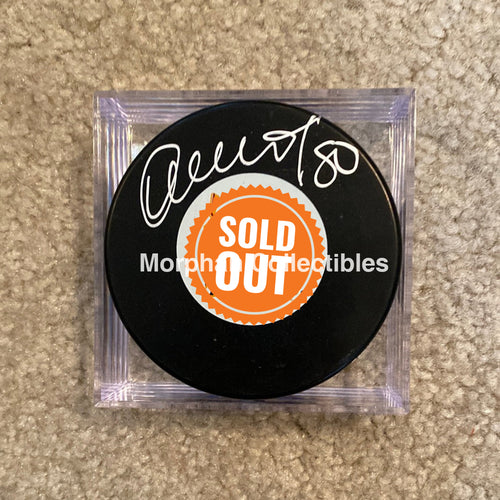 Nik Antropov - Autographed Puck Atlanta Thrashers