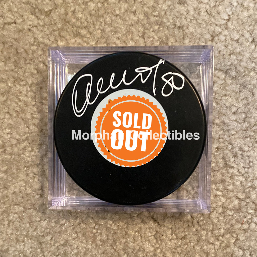 Nik Antropov - Autographed Puck Atlanta Thrashers
