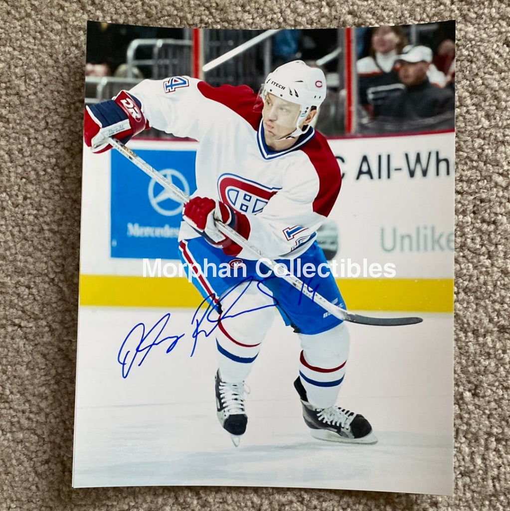 Oleg Petrov - Autographed 8X10 Photo Montreal Canadiens