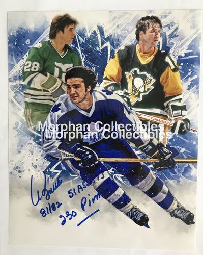 Pat Boutette - Autographed 8X10 Collage Photo With 80/81 Inscription