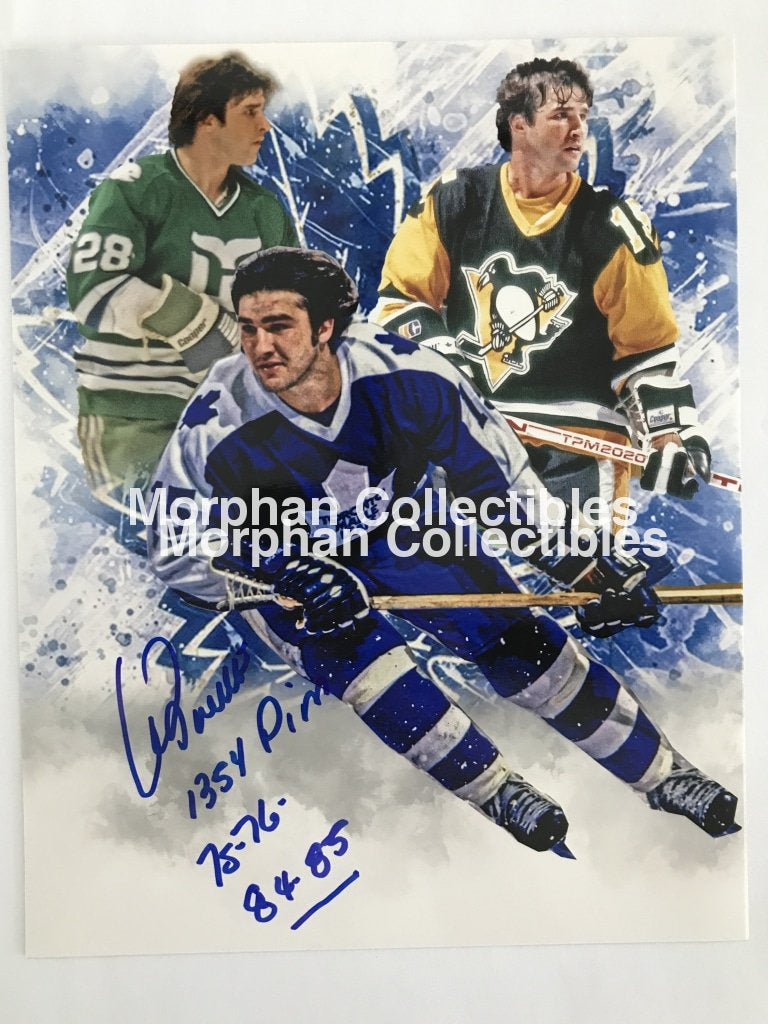 Pat Boutette - Autographed 8X10 Collage Photo With 81/82 Inscription
