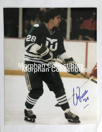 Pat Boutette - Autographed 8X10 Photo Hartford Whalers