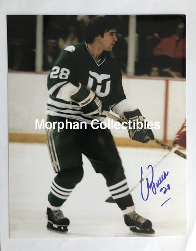 Pat Boutette - Autographed 8X10 Photo Hartford Whalers