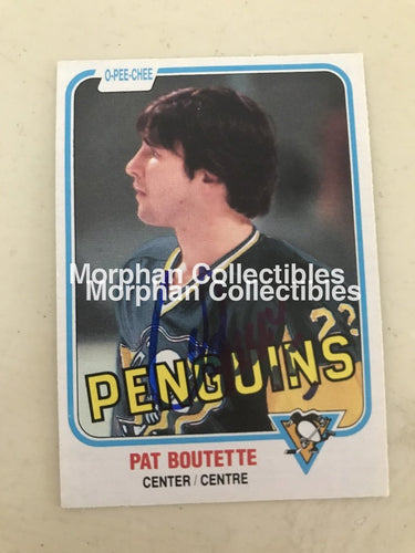 Pat Boutette - Opc Hockey Card 1981-82 #2