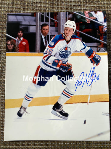Pat Hughes - Autographed 8X10 Photo Edmonton Oilers