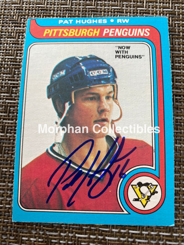 Pat Hughes - Autographed Card 1979/80 Opc
