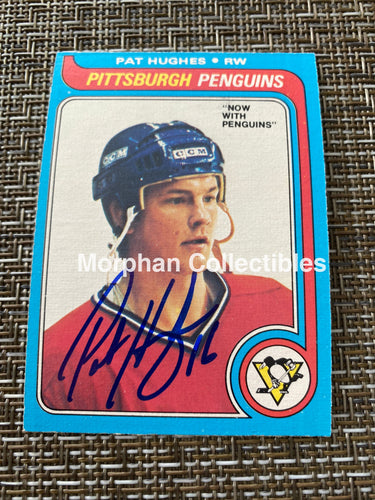 Pat Hughes - Autographed Card 1979/80 Opc