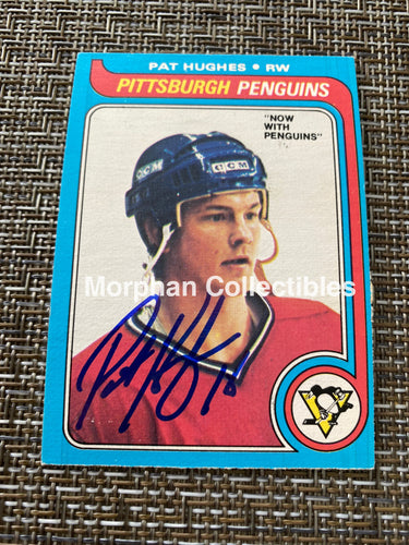 Pat Hughes - Autographed Card 1979/80 Opc