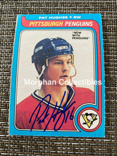 Pat Hughes - Autographed Card 1979/80 Opc
