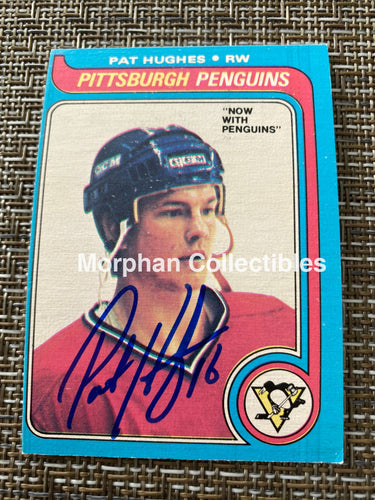 Pat Hughes - Autographed Card 1979/80 Opc