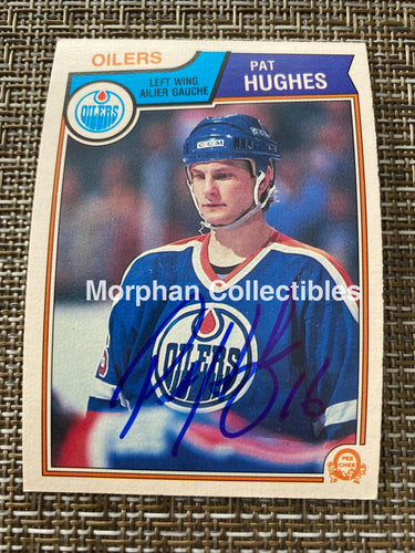Pat Hughes - Autographed Card 1983/84 Op