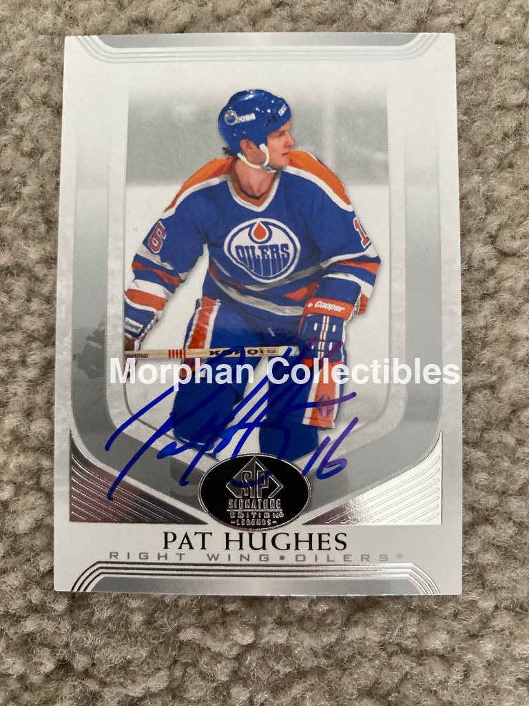 Pat Hughes - Autographed Card 2020/21 Ud Signature Series