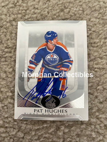 Pat Hughes - Autographed Card 2020/21 Ud Signature Series