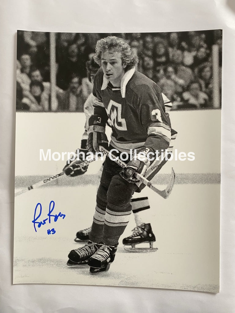 Pat Ribble - Autographed Atlanta Flames 8X10 Photo