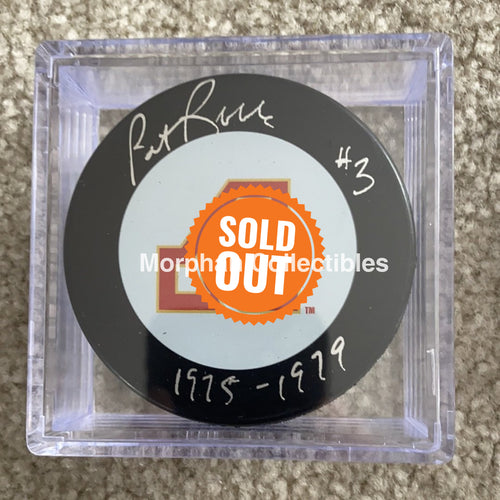 Pat Ribble - Autographed Atlanta Flames Puck