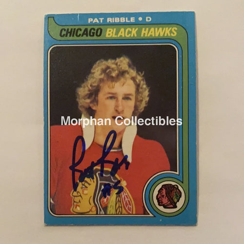 Pat Ribble - Autographed Card 1979-80 Opc