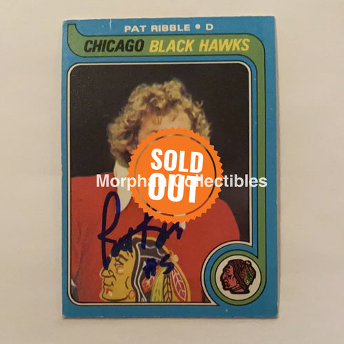 Pat Ribble - Autographed Card 1979-80 Opc