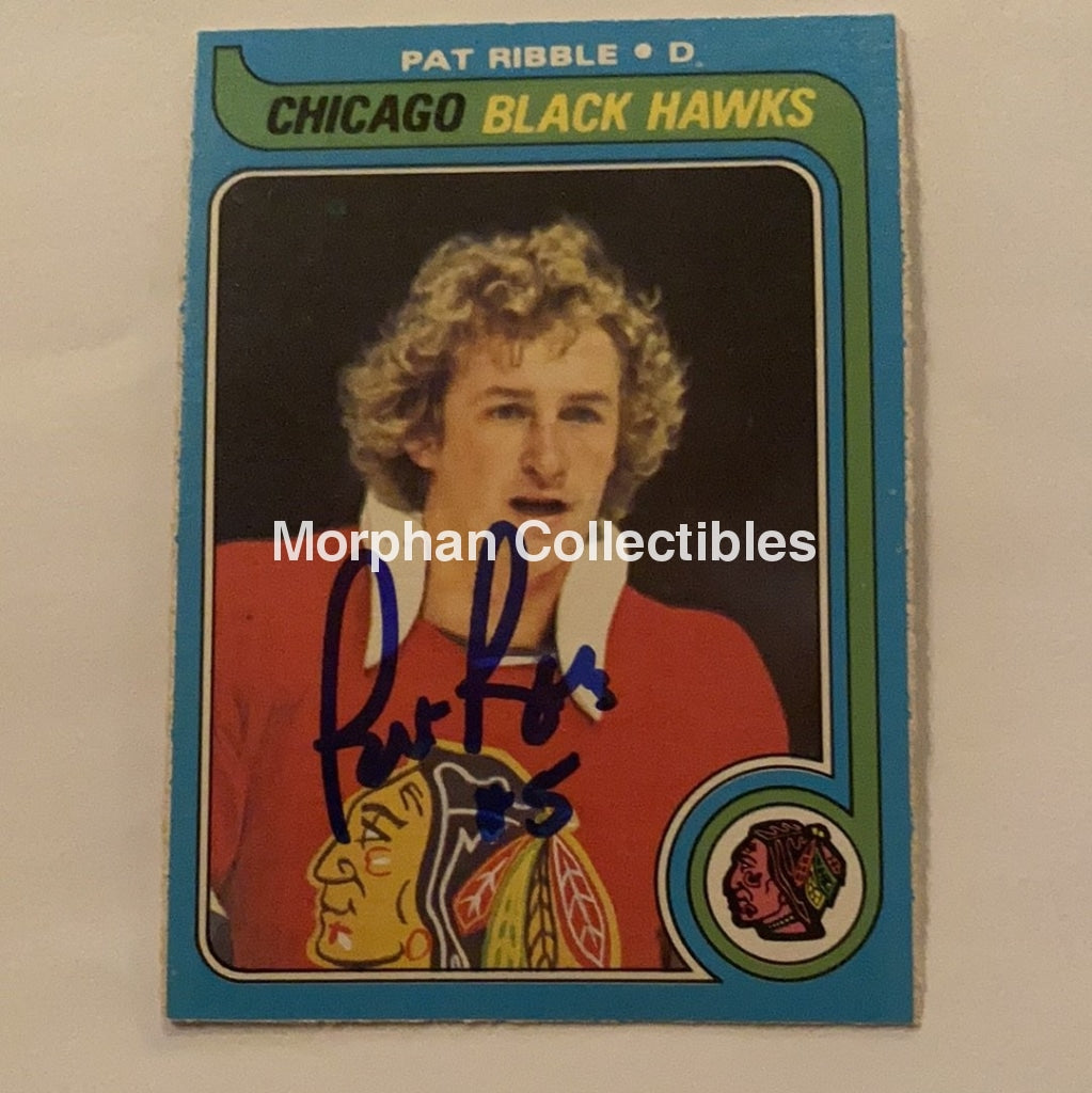 Pat Ribble - Autographed Card 1979-80 Opc