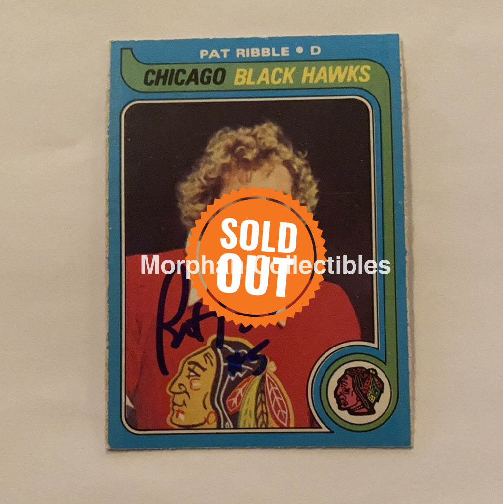 Pat Ribble - Autographed Card 1979-80 Opc
