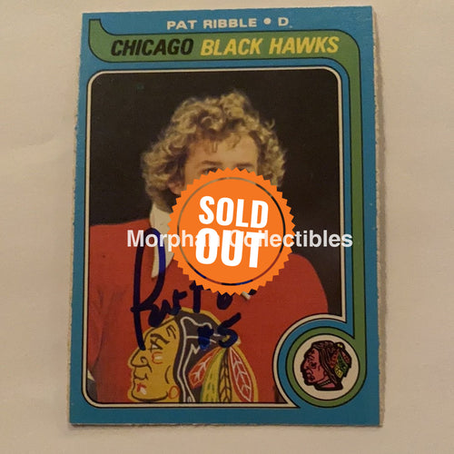 Pat Ribble - Autographed Card 1979-80 Opc