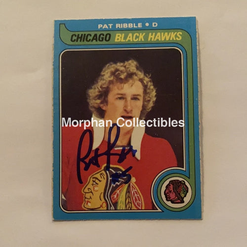 Pat Ribble - Autographed Card 1979-80 Opc