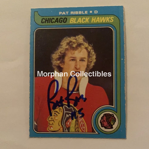 Pat Ribble - Autographed Card 1979-80 Opc