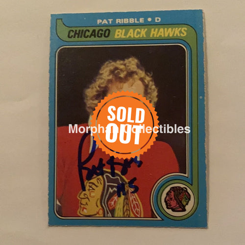 Pat Ribble - Autographed Card 1979-80 Opc