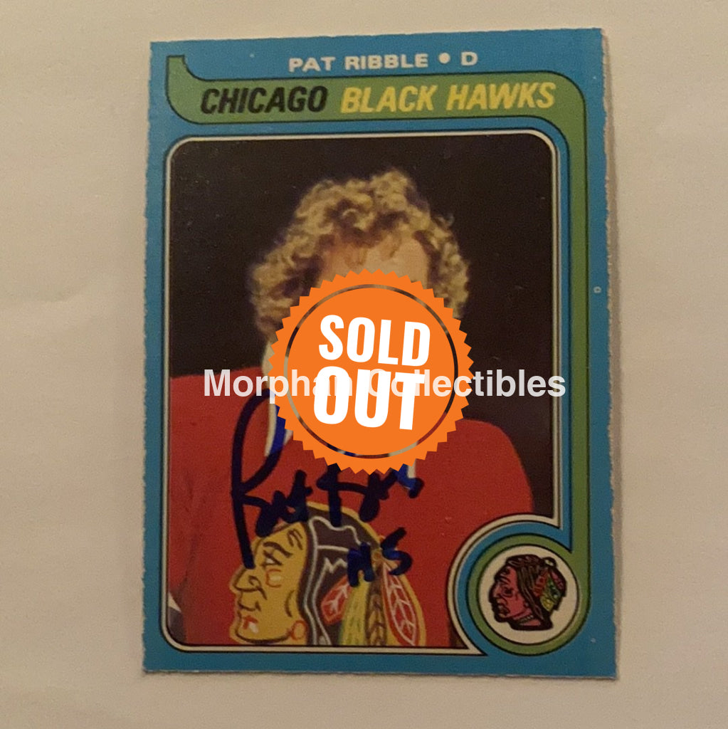 Pat Ribble - Autographed Card 1979-80 Opc