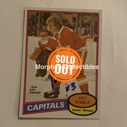 Pat Ribble - Autographed Card 1980-81 Opc