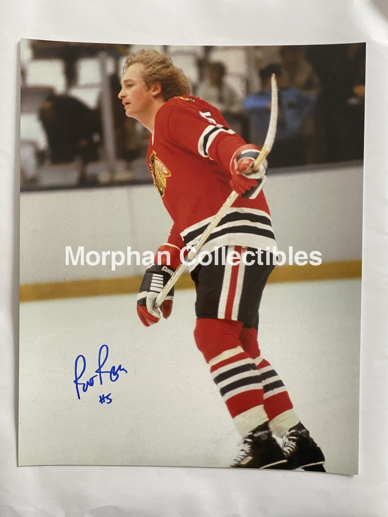 Pat Ribble - Autographed Chicago Blackhawks 8X10 Photo